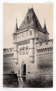 1800s ORIGINAL V PETIT Lithograph Notre Dame de la Grace Gate FRAMED SIGNED COA - Picture 1 of 3