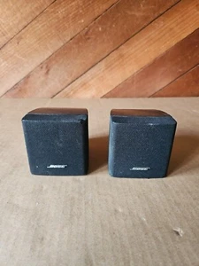 2 Bose Single Cube Speakers Acoustimass Lifestyle Mountable Satellite SEE VIDEO - Picture 1 of 10