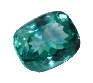 Zaffiro Montana Naturale 7 Ct Taglio Cuscino Certificato Gemma Sciolta Verde - Foto 1 di 7