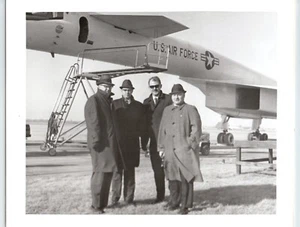 c.1960 NAA Officials Under XB-70 Valkyrie Supersonic Bomber Photo 8x10 VTG 3 - Picture 1 of 2