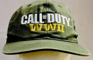 CALL of DUTY Ballcap WWII Baseball Hat Cap Sledgehammer Games Green Cotton New - Picture 1 of 8