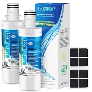 RWF4700AC Fit for LG LT1000P MDJ64844601 ADQ74793501 LT1000PC & Air Filter 2PACK - Picture 1 of 9