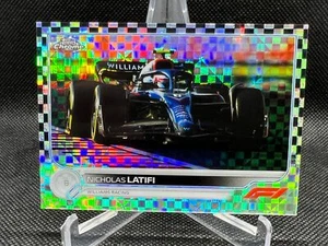 NICHOLAS LATIFI 2022 Topps Chrome Formula 1 CHECKERED FLAG X-FRACTOR #123 - Picture 1 of 1