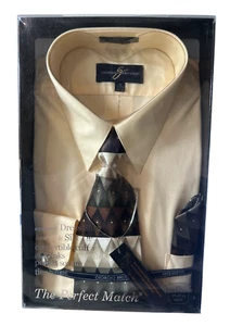 GIORGIO BRUTINI "THE PERFECT MATCH" Dress Shirt and Tie Collection Men's XL NEW - Picture 1 of 5
