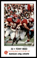 1980 Kansas City Chiefs Police Tony Reed #NNO