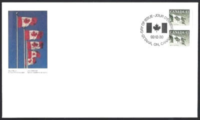 🍁Canada  #1395   "CANADIAN FLAG"    Brand New  1992 First Day Cover - Image 1 of 2