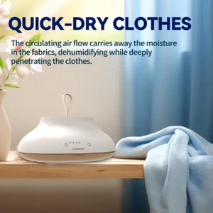 Portable Clothes Dryer, Machine W/ Timer 🔥 OPlace Brand By Amazon, Hang Dry - Picture 1 of 9
