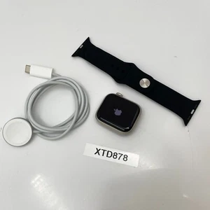 Apple Watch Series 7 41mm Aluminum Starlight (Unlocked) A2475 - Open Box - Picture 1 of 5