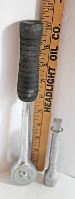 De colección Fleet Proto Trinquete 1/2 pulgada accionamiento y extensor hecho en EE. UU. 1650 y 1666 Foto 1 de 4