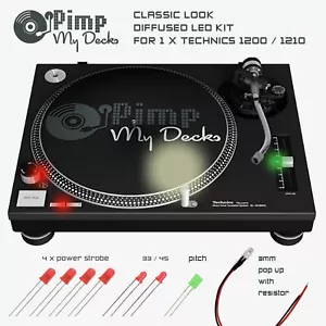 TECHNICS SL 1200 1210 KLASSISCHES DIFFUSES LED-KIT (FÜR 1 PLATTENSPIELER) - Bild 1 von 3