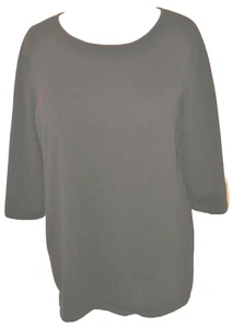 Suéter manga 3/4 cuello redondo constructores armario Joan Rivers para mujer nuevo sin etiquetas - 1X - Imagen 1 de 6