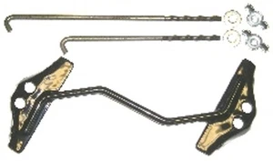 1966-69 A/B-body Battery Hold down Kit correct Coronet Charger Dart Cuda Mopar  - Imagen 1 de 1