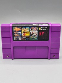 NES Game Purple 120 in 1 For Nintendo NES Console System 