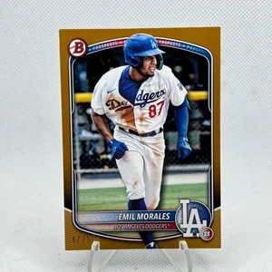 2025 Bowman #BP-127 Emil Morales Prospects Gold #/50 - Bild 1 von 2