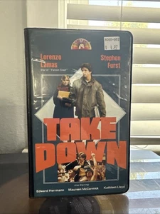 Take Down Beta Tape NTSC Unicorn Video Clamshell Case 1979 Lorenzo Lamas - Picture 1 of 7