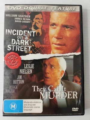 Incident on a Dark Street / They Call it Murder DVD VGC Region 4 - image 1 of 4