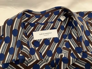 Equipment Femme Damenbluse 100 % Seide gemustert Knopfleiste Small - Bild 1 von 6