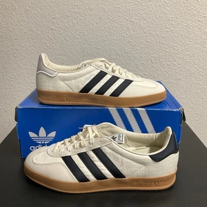 Adidas Gazelle Indoor Cream White Gum Size 9.5 - Picture 1 of 14
