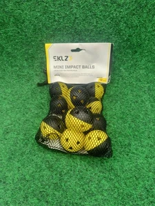 SKLZ Mini Impact Training Baseballs Confezione da 12 - Nero/Giallo - Nuovo - Foto 1 di 3
