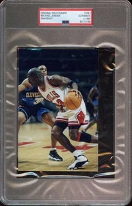Michael Jordan 1997 PSA Type I 4 x 6 Photo "Drive Left Snapshot" HOF Bulls - Picture 1 of 2