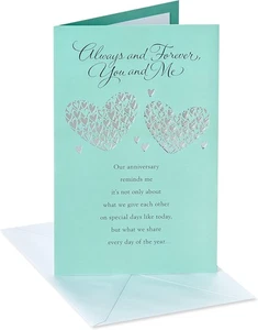 American Greetings romantisch 8,4 Zoll x 10,1 Zoll, größtes Geschenk - Bild 1 von 8