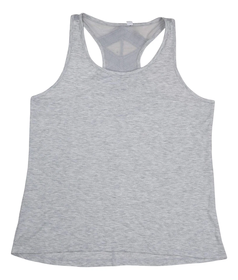 Camiseta sin mangas Ideology para mujer de malla con espalda deportiva Whisper Heather 2XLarge Foto 1 de 1