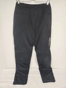 Diadora Goalkeeper Soccer Black Pants Padded Sport Men Size Medium Excellent - Picture 1 of 8