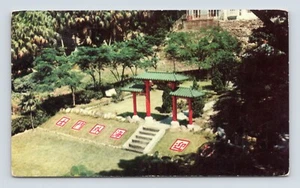 Garten in Übersee China Haus Beitou Bezirk Taiwan Chrom Postkarte P5 - Bild 1 von 2