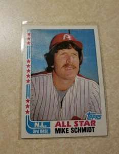 Carta Baseball Topps 1982 Mike Schmidt - Foto 1 di 2