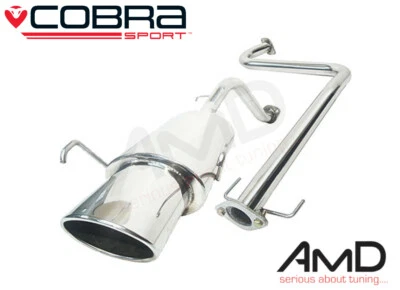 Sistema de escape trasero Cobra Sport MG ZR gato sin resonancia 1.4 1.8 105 120 160 MG17 - Imagen 1 de 2
