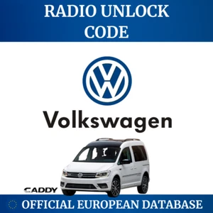 VOLKSWAGEN RADIO UNLOCK CODE CADDY RNS RCD 510 310 210 SAFE CODE VWZ - Foto 1 di 1