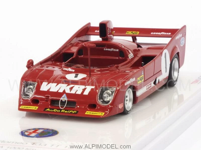 Alfa Romeo T33 TT12 1000Km Spa 1975 Merzario-Ickx 1:43 TRUESCALE TSM164309 - Immagine 1 di 1