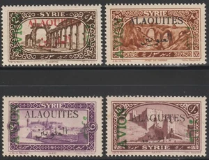 EDSROOM-18046 French Colony Alaouites C5-C8 LH 1925 Complete Airmails CV$30 - Picture 1 of 2