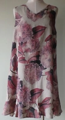 Vestido de lino FLAX Designs M NUEVO CON ETIQUETAS VESTIDO SWEET DREAMS Foto 1 de 4