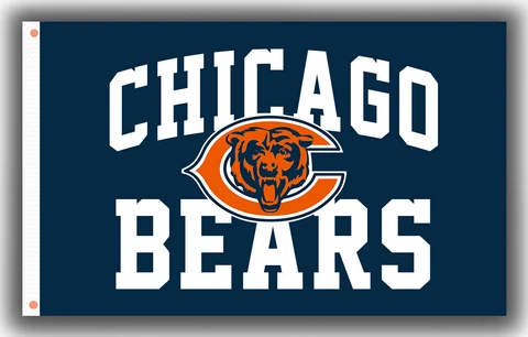 Chicago Bears Football Fan Memorable Flag 90x150cm 3x5ft Souvenirs best banner Cover