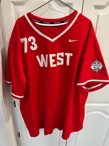 Nike MLB EE. UU. CAMISETA DE BÉISBOL WEST ALL STAR ROJA XXL RARA - Imagen 1 de 6