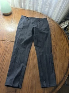 Gucci Trousers Dress Pants Dark Blue Womens Size 38 Denim - Picture 1 of 8