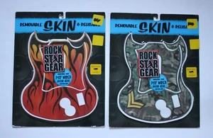 Rock Star Gear Removable Reusable Skins Sony PS2 Wired Guitar Hero Play Station - Picture 1 of 4