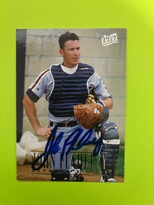 Autographed 1996 Fleer Ultra #59 John Flaherty Detroit Tigers NrMt - Image 1 of 2