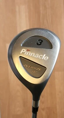 Pinnacle Golf Oversize 15 Degree 3 Fairway Wood Steel Stiff Flex Shaft Used - Image 1 of 4