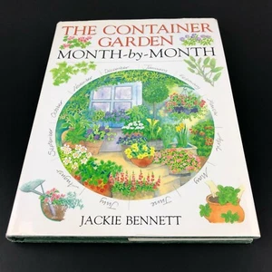 The Container Garden book by Jackie Bennett Month-by-Month 1995 Hardcover - Picture 1 of 11