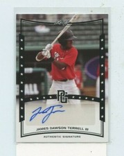 JAMES DAWSON TERRELL III 2014 Leaf Perfect Game Showcase Black Auto Autograph 
