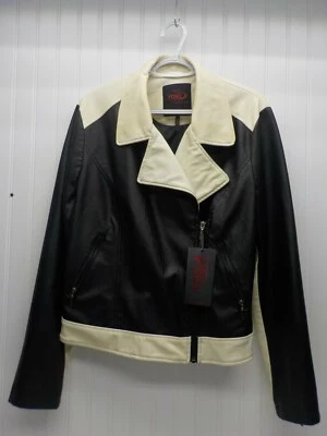 Chaqueta Yoki Mujer Doble Pecho Negra Talla XL JK2568 Abrigo Deportivo Informal 2 Tonos Foto 1 de 4