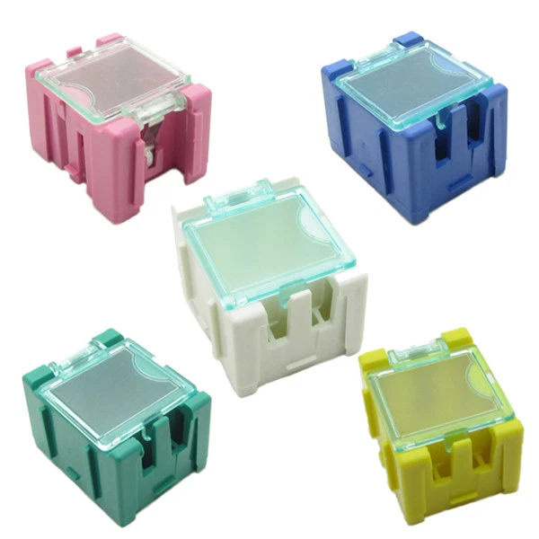 10 x Small Objects Storage Box Ring Necklace Electronic SMD SMT Component Case - Image 1 of 1