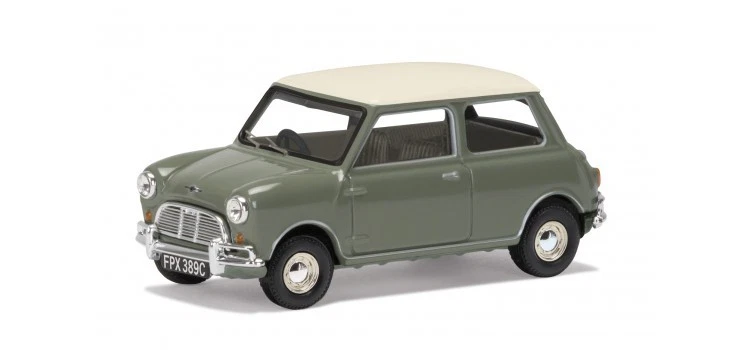 Corgi VA02537 Morris Mini Cooper Mk1 998cc, Tweed Grey and Old English White - Image 1 of 1