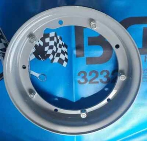 Vespa Felge 2.10 10" Zoll 3.50-10 3.00-10 PK 50 80 125 S XL XL2 T5 silber grau - Bild 1 von 3