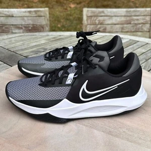 Nike Hombres Gris Blanco Hierro Negro Precisión VI Talla 10.5 Tenis DD9535-003 - Imagen 1 de 13
