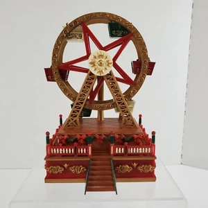 Mr Christmas Wind Up Ferris Wheel Music Box We Wish You A Merry Christmas Broken - Picture 1 of 9