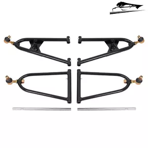 Front A Arms +2 +0 Powder Coated Fully Adjustable For Yamaha Raptor 660R 2001-05 - Picture 1 of 20