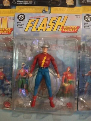Golden Age Flash Justice Society of America DC Direct Action Figure NEW MOC - Image 1 of 2